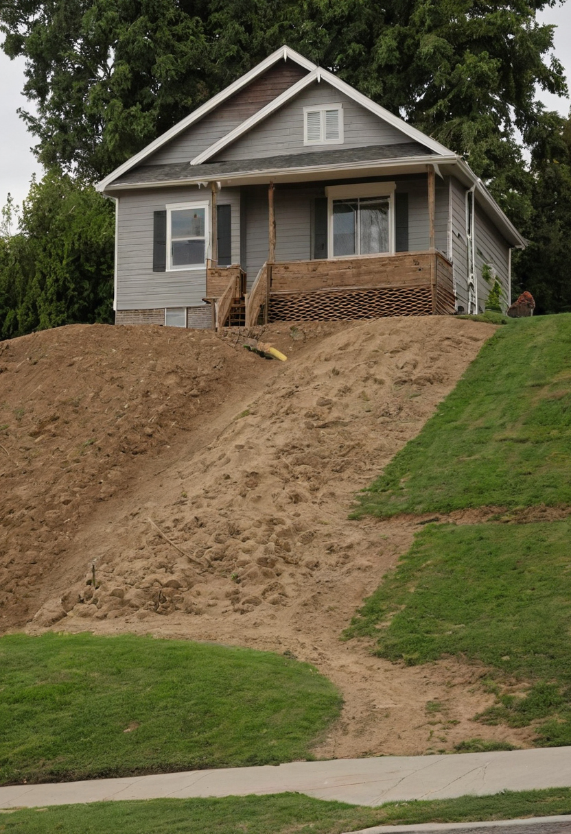 Setbacks, easements, lot coverage, and height limits decide where the house can legally sit editorial visual