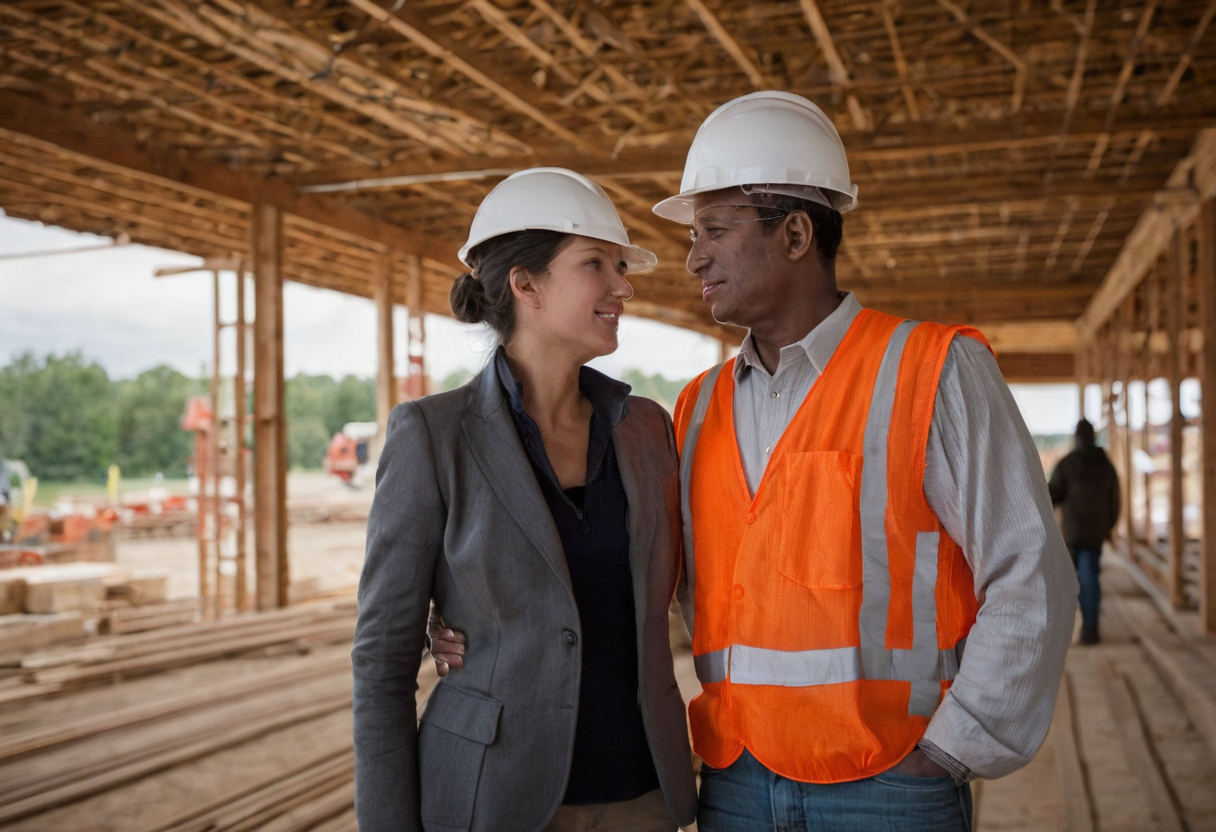 Practical visual for Do architect proposals include construction site visits and contract administration